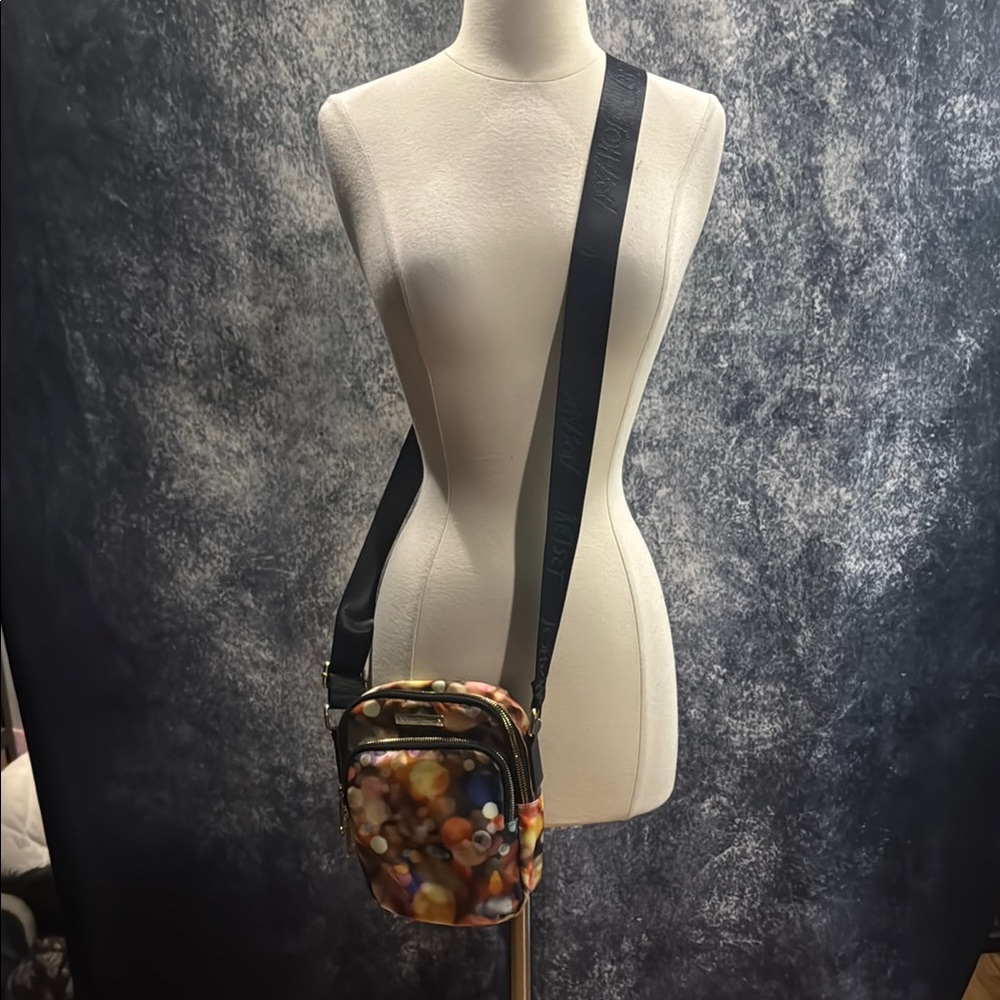 Betsey Johnson Black Crossbody Bag Compact Design